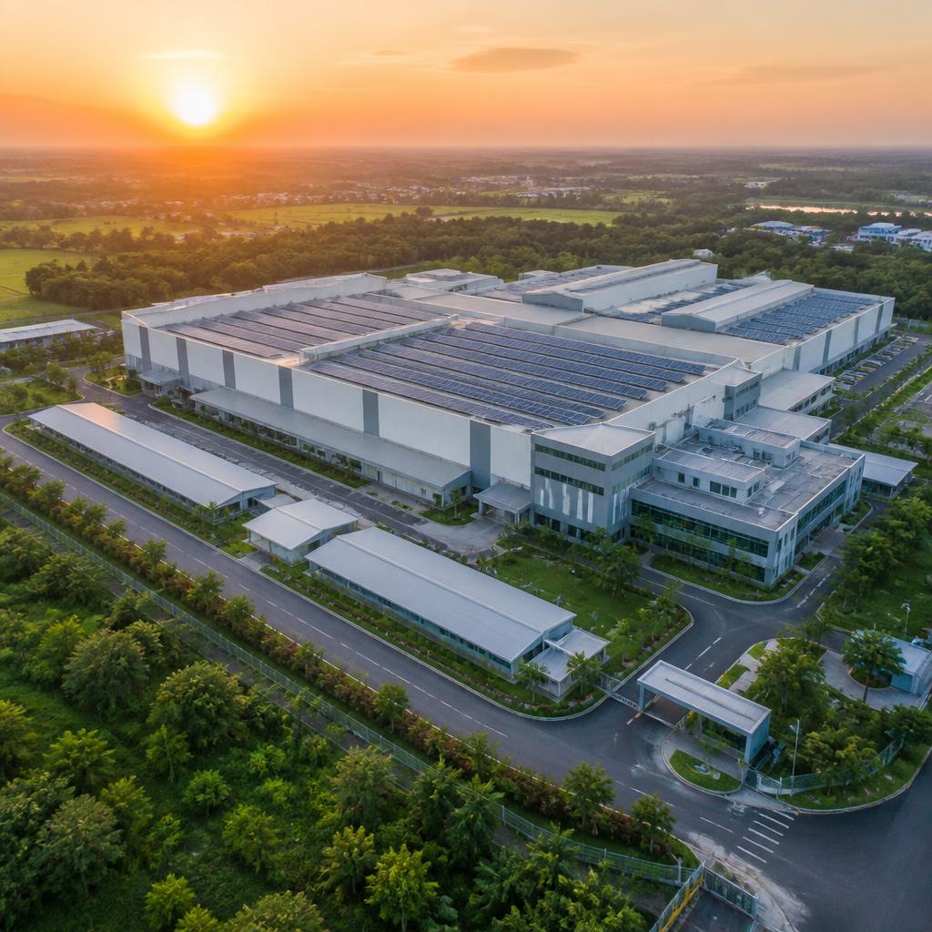 Nossa indústria: tecnologia, organização e compromisso com o futuro. Bem-vindo ao parque industrial FICAMP.